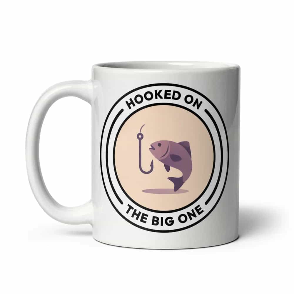 Hooked on the Big One, Mug