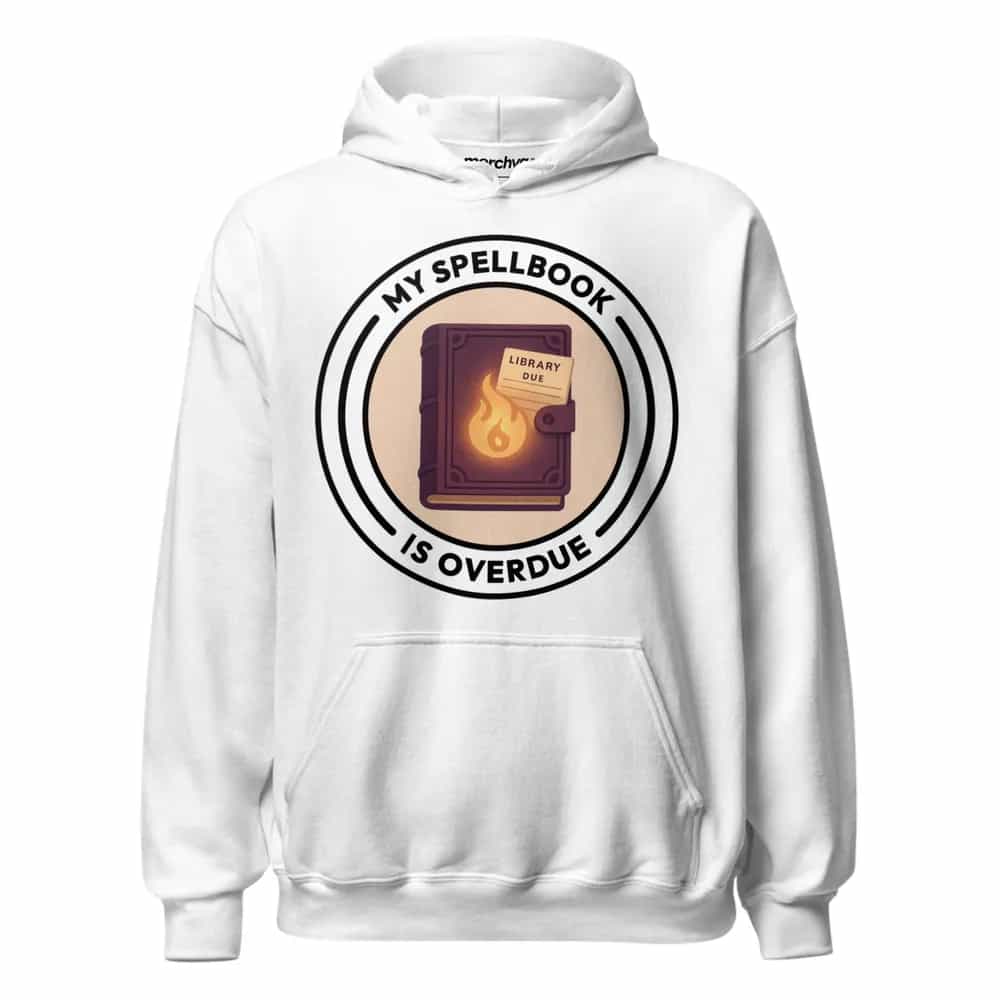 My Spellbook Is Overdue, Hoodie