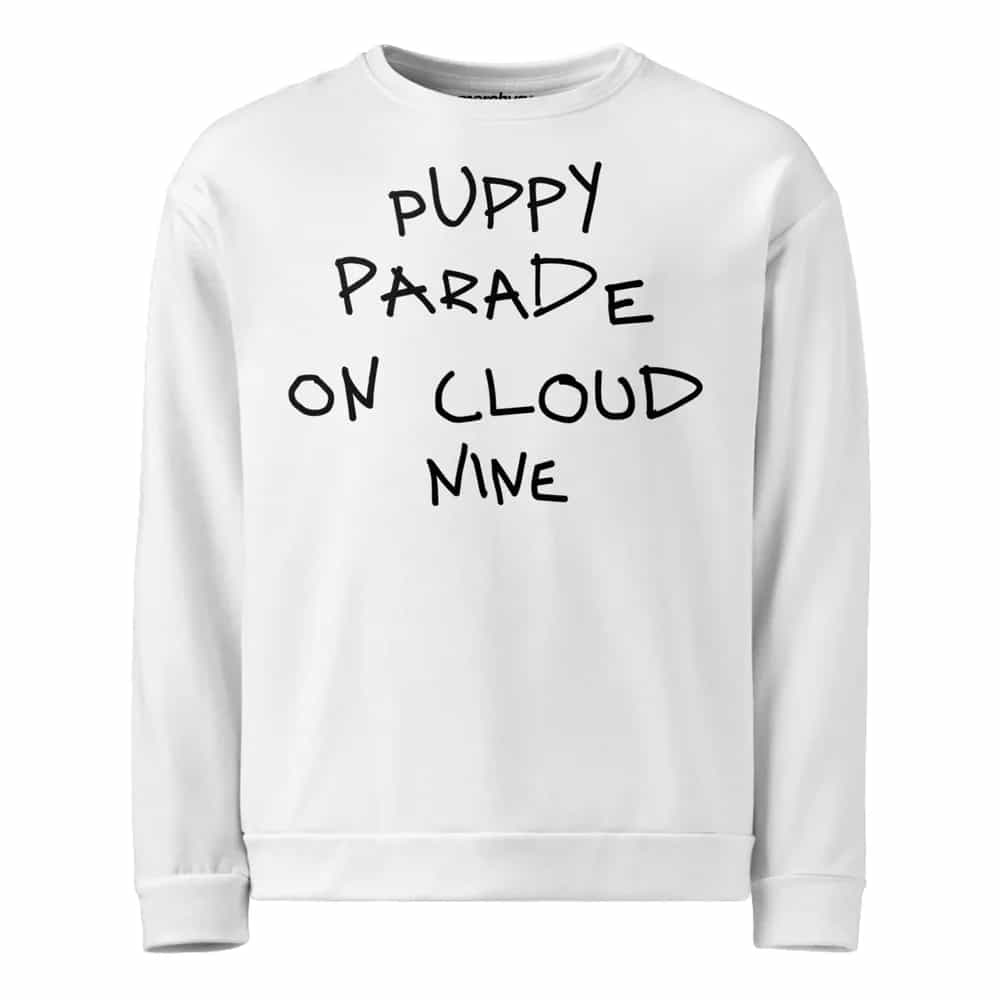Puppy Parade on Cloud Nine, Sweatshirt
