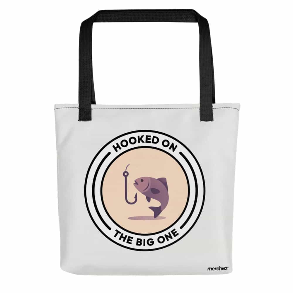 Hooked on the Big One, Tote Bag