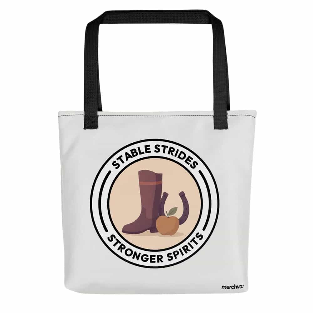 Stable Strides, Stronger Spirits, Tote Bag