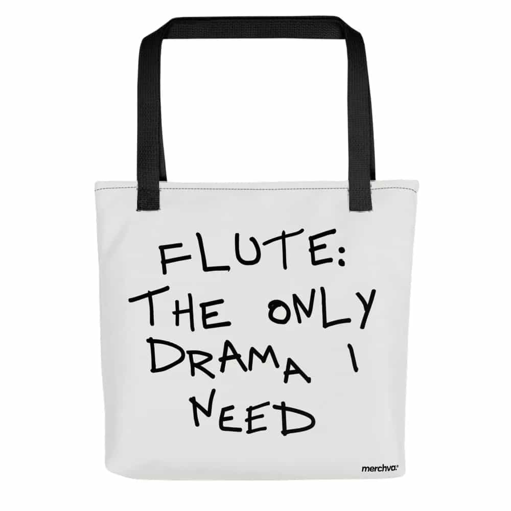 Flute: The Only Drama I Need, Tote Bag