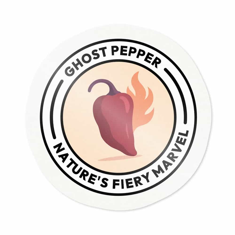 Ghost Pepper: Nature's Fiery Marvel, Sticker