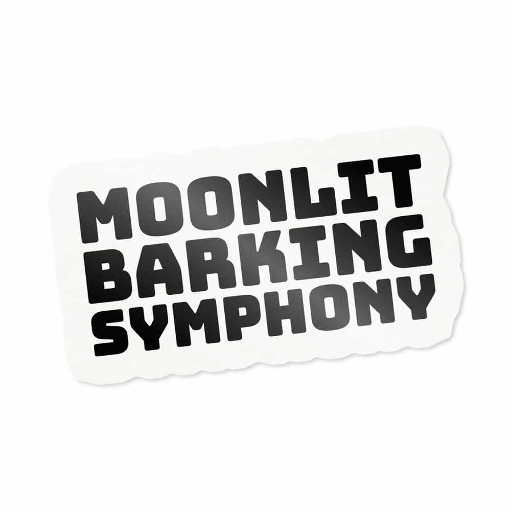 Moonlit Barking Symphony, Sticker