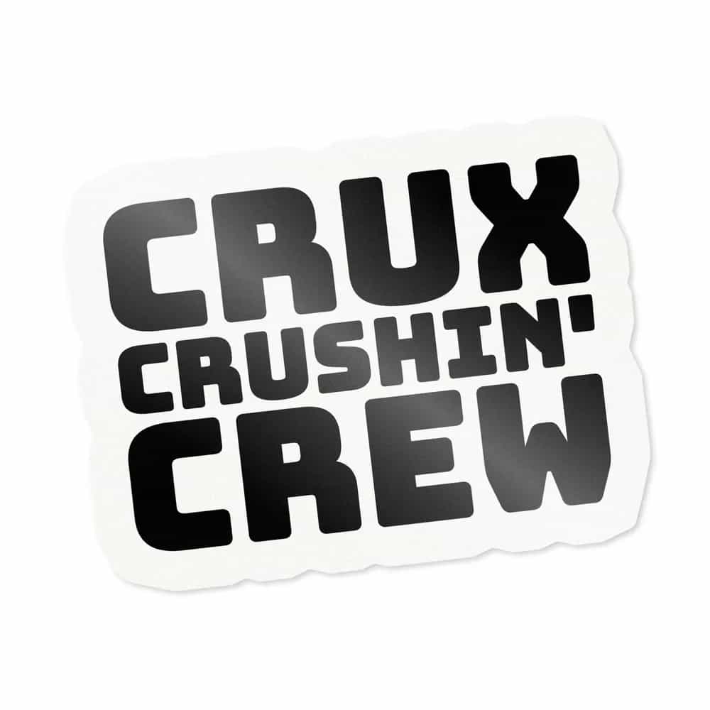 Crux Crushin' Crew, Sticker