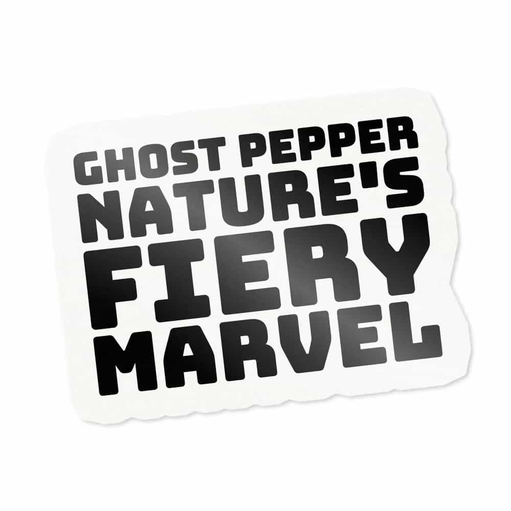 Ghost Pepper: Nature's Fiery Marvel, Sticker