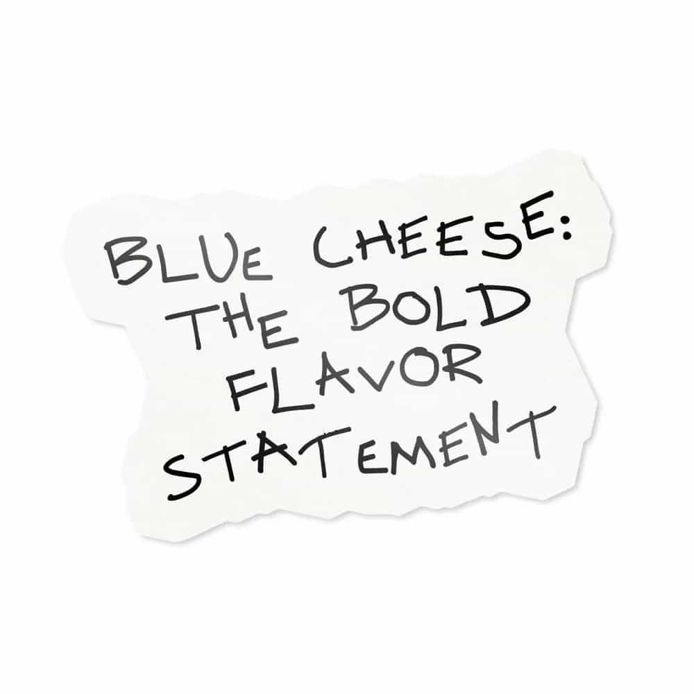 Blue Cheese: The Bold Flavor Statement, Sticker