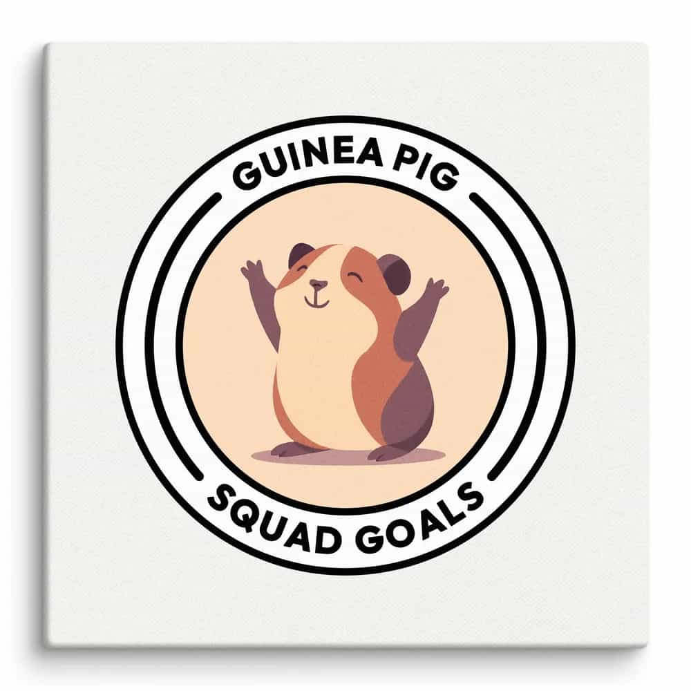 Guinea Pig Squad Goals, Wall Art