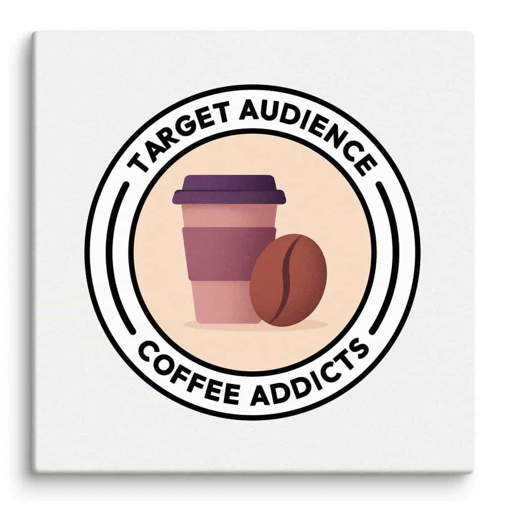 Target Audience: Coffee Addicts, Wall Art