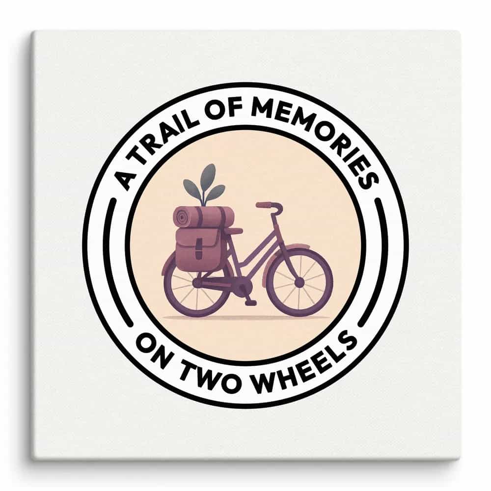 A Trail of Memories on Two Wheels, Wall Art