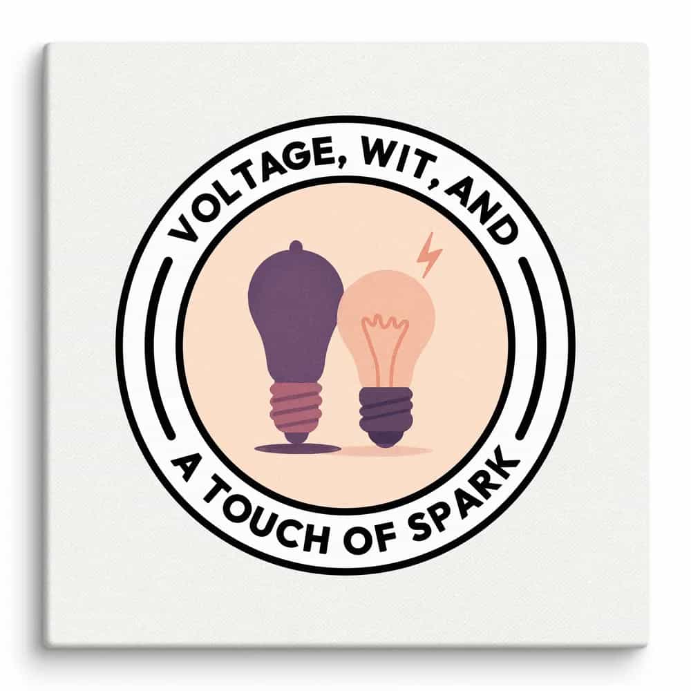 Voltage, Wit, and a Touch of Spark, Wall Art