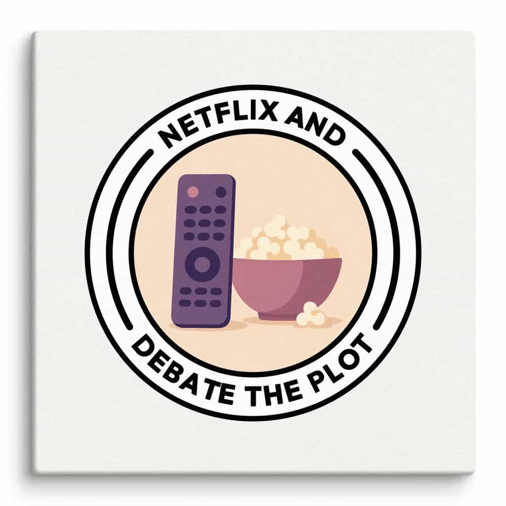Netflix and Debate the Plot, Wall Art