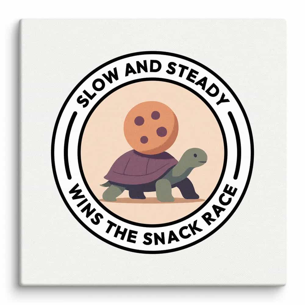 Slow and Steady Wins the Snack Race, Wall Art