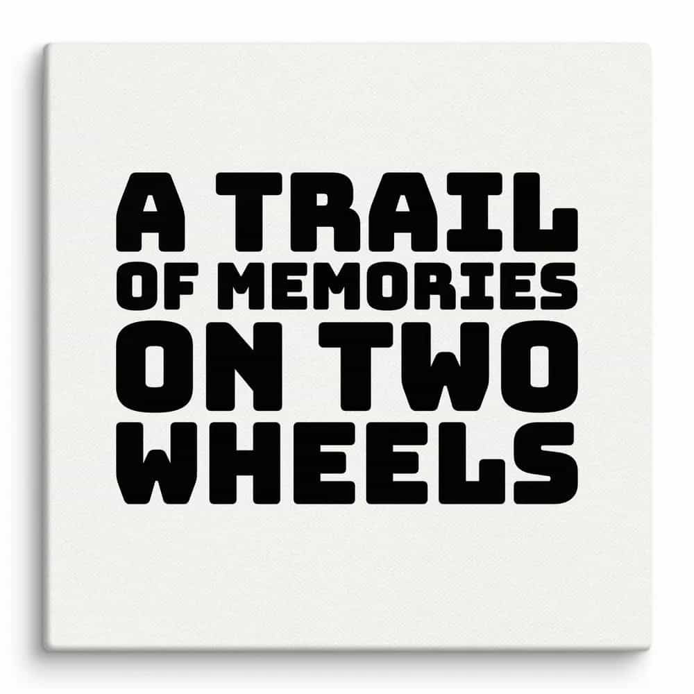 A Trail of Memories on Two Wheels, Wall Art