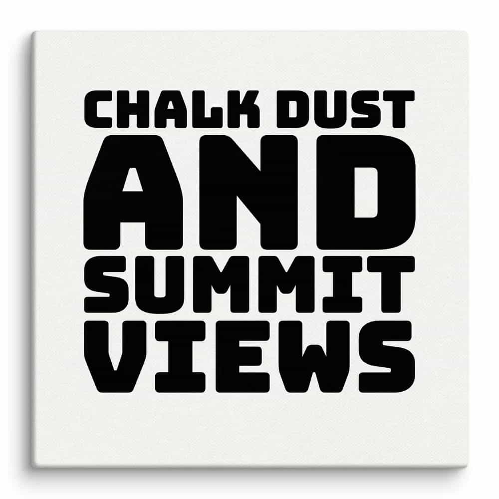 Chalk Dust and Summit Views, Wall Art