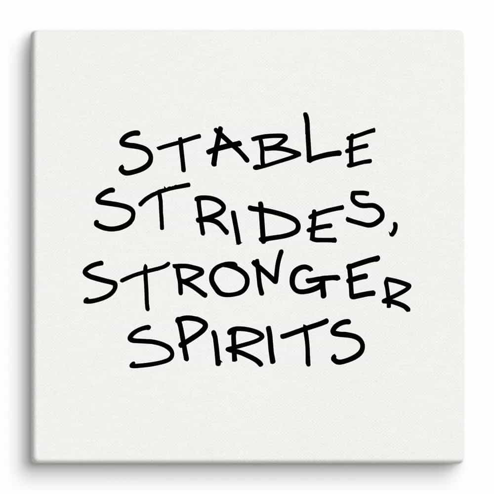 Stable Strides, Stronger Spirits, Wall Art