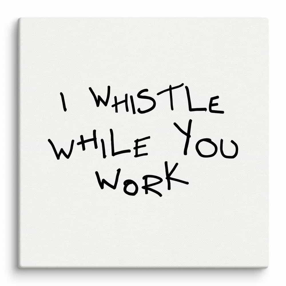 I Whistle while You Work, Wall Art